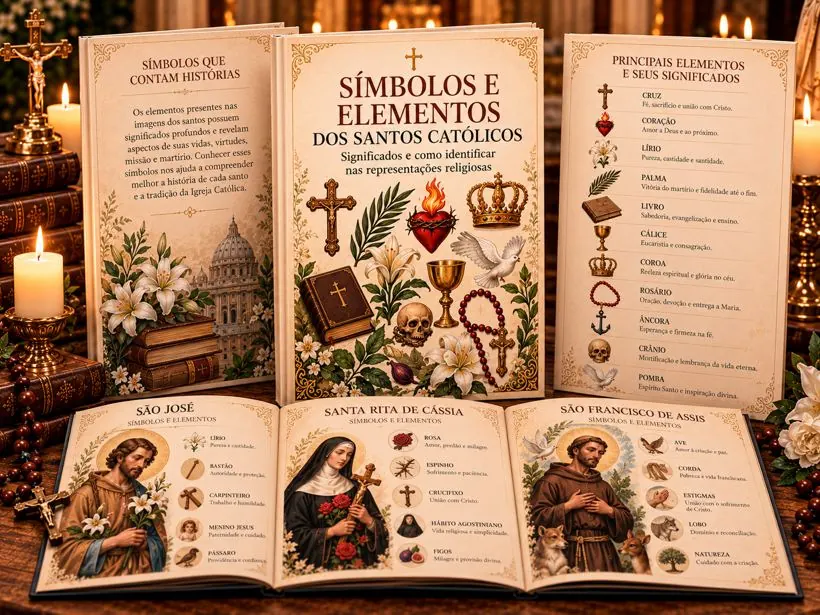 Bônus #3: Símbolos e Elementos dos Santos Católicos